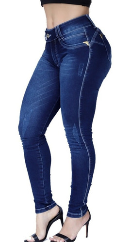 Calça Jeans C/lycra Feminina Bojo Marca Bumbum  Sawary 