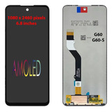 Display Tela Touch Frontal Compatível Moto G60s Xt2133 + Pel