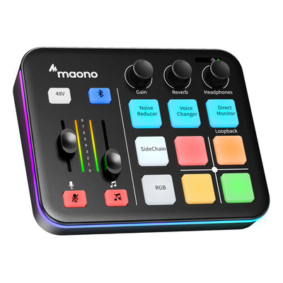 Maono Mezclador Interfaz Audio Para Gamer Stream, G1 Neo