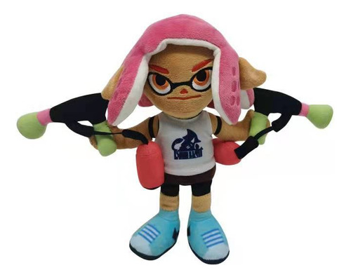 Splatoon 2 Inkling Sanei Girl Peluche Muñeca Navidad Regalo 