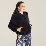 Polar Mujer Hoodie Maca Negro