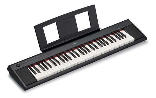 Teclado Portátil Yamaha Np12, Ligero, Negro, Negro