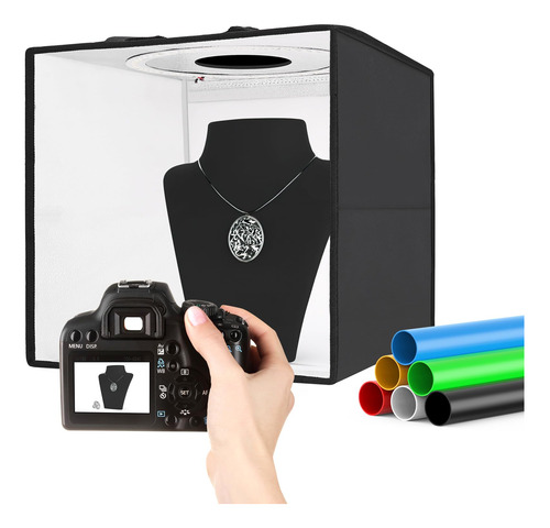 Luxceo Caja De Luz Portatil Para Estudio Fotografico, Kit De