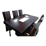 Ante Comedor 6 Personas (mesa Y 6 Sillas) Moderno