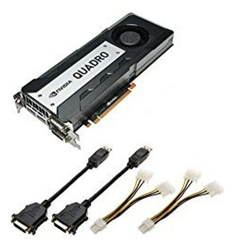 Tecnologías Quadro K6000 12 Gb Dvi X2 Dp Vcqk6000-pb.