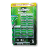 Cartuchos Para Afeitar Gillette Mach3 Sensitive 20 Piezas