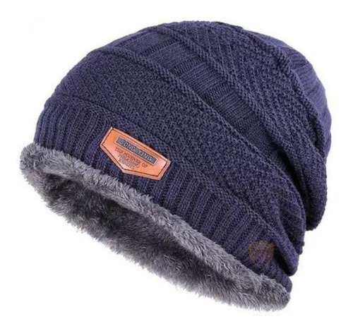 Touca De Frio Masculina Gorro Inverno Forrada Pelúcia Toca 