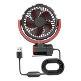 Ventilador De Aire De Refrigeración De Coche Usb Portátil