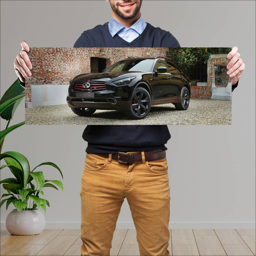 Cuadro 30x80cm Auto 2014 Infiniti Qx70 Poltrona 158