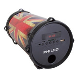 Parlante Bazooka Led Bluetooth Philco Px-75uk Color Negro