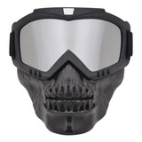 Googles Motocross Máscara Careta Desmontable