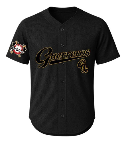 Jersey Beisbol Guerreros De Oaxaca Dorado Premium M3
