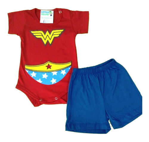 Conjunto Bebe Body Superman Batman Hulk Capitan Spiderman