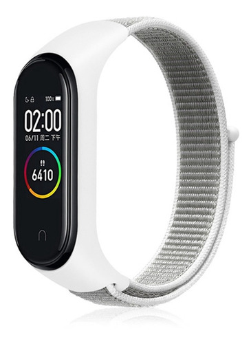 Pulseira De Nylon Para Xiaomi Mi Band 3 / 4 / 5 Sport Velcro