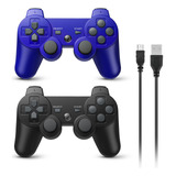 Powerextra Ps-3 Wireless Controller For Ps-3, 2 Pack High Pe