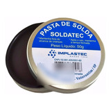 Kit 5 Pasta De Solda Fluxo Pasta Soldatec 50g Implastec