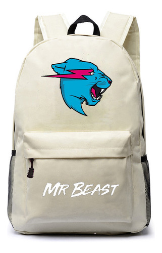 Mochila Con Estampado De Gato Mr Beast Lightning