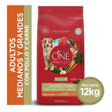 Alimento Perro Purina® One Adulto Med/grande Pollocarne 12kg