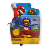 Figura Súper Mario Bros  Pingüino Polar Con Moneda