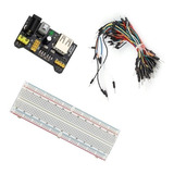 Kit Protoboard 830 + Regulador Tensão + 65 Jumpers... 