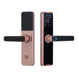 Cerradura De Puerta Con Huella Digital Tuya Biometric Pink R