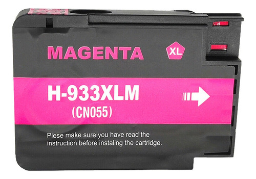 2x Cartuchos De Tinta Compatible Con Hp 933xl Color Magenta