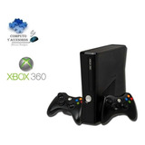 Xbox 360 Slim 5.0 + 2 Controles Originales + 15 Juegos