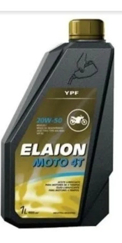 Aceite Ypf  Elaion Moto 20w50 Mineral Rpm925