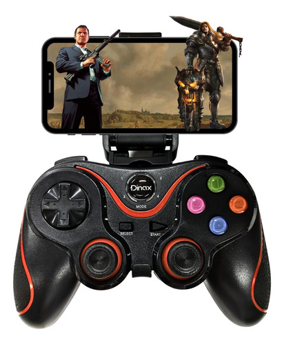 Joystick Para Celular Bluetooth Usb Negro Pc Gamepad 