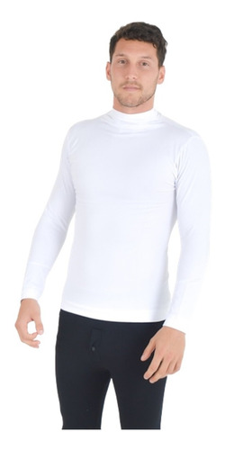 Pack 3 Remera Media Polera Termica Frisada Microfibra Hombre