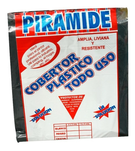 Cobertor De Muebles Piramide Para Pintar 3 X 3 Mts 