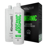 Escovas Semi Definitiva Troia Hair Organica 2 X 1000ml Produto Original Cabelo Liso Sem Formol  Em 12x S/ Juros