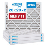 Aerostar Filtro De Aire Plisado Merv 11 De 20 X 20 X 2 Pulga