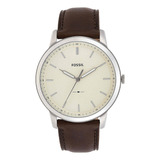 Relógio Fossil Minimalist Fs5439 Quartz Para Homens, Aço/mar