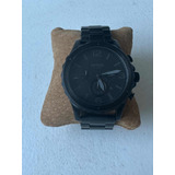 Reloj Fossil, Cuarzo 50 Mm Acero Negro