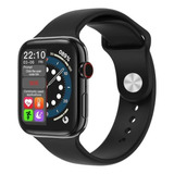 Smartwatch Watch7 27pro Series 7 W27 Pro Serie 7 2022 1.81  Caixa 44mm De  Alumínio  Preta, Pulseira De  Silicone Smartwatch