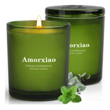 Longlast - Paquete De 2 Velas De Eucalipto, Velas Aromaticas