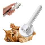 Cepillo Para Pelo De Gato, Perro, Mascota Con Botón Limpieza
