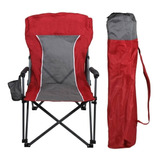 Silla Plegable Para Camping Playa Picnic Alta Calidad! Color Rojo