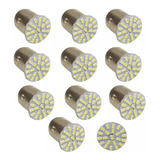 10 Focos 22 Led Estrobo 1156 1157 Ba15s Bay15d Stop Cuarto 