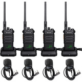 Retevis Rt86 (4) Radios Largo Alcance 2600 Mah Walkie Talkie