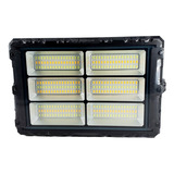 Proyector Reflector Led 300w Con Panel Solar Desmontable