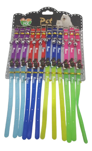 Collar 1.0 De Goma Para Mascota  Blister Bic Color X12 #4674