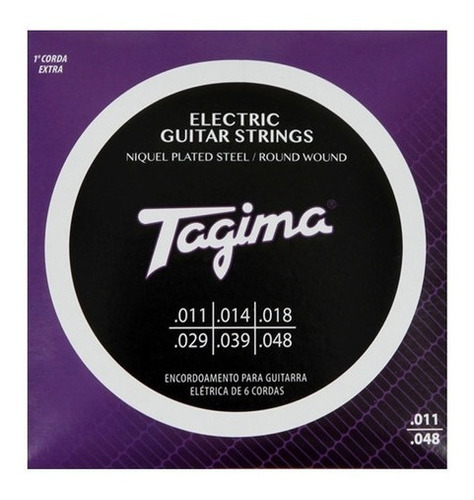 Encordoamento Tagima Guitarra 011 Strinberg Giannini Rozini