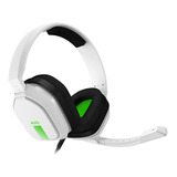 Audífono Logitech Astro A10 Para Xbox Pc,  Blanco - Verde