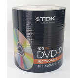 Dvd Virgen Tdk 4,7gb 8x Bulk X 100 Ud - Distribuidor Oficial