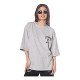 Remera Oversize Estampada Mujer Algodon Calidad Premium H24