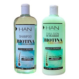 Han - Shampoo + Enjuague  Biotina & Acido Hialuronico X500ml