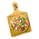 Tabla Madera Picoteo Pizza 32cm