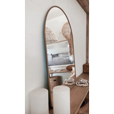Espejo Medio Arco Medio Punto Curvo 80x60 Cm Marco Pvc 